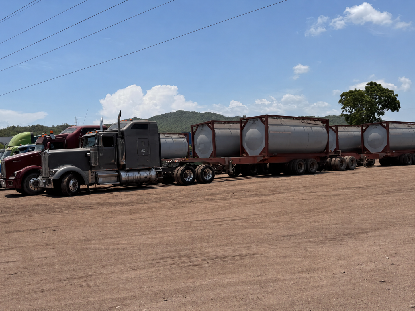 Operación con ISO tanques